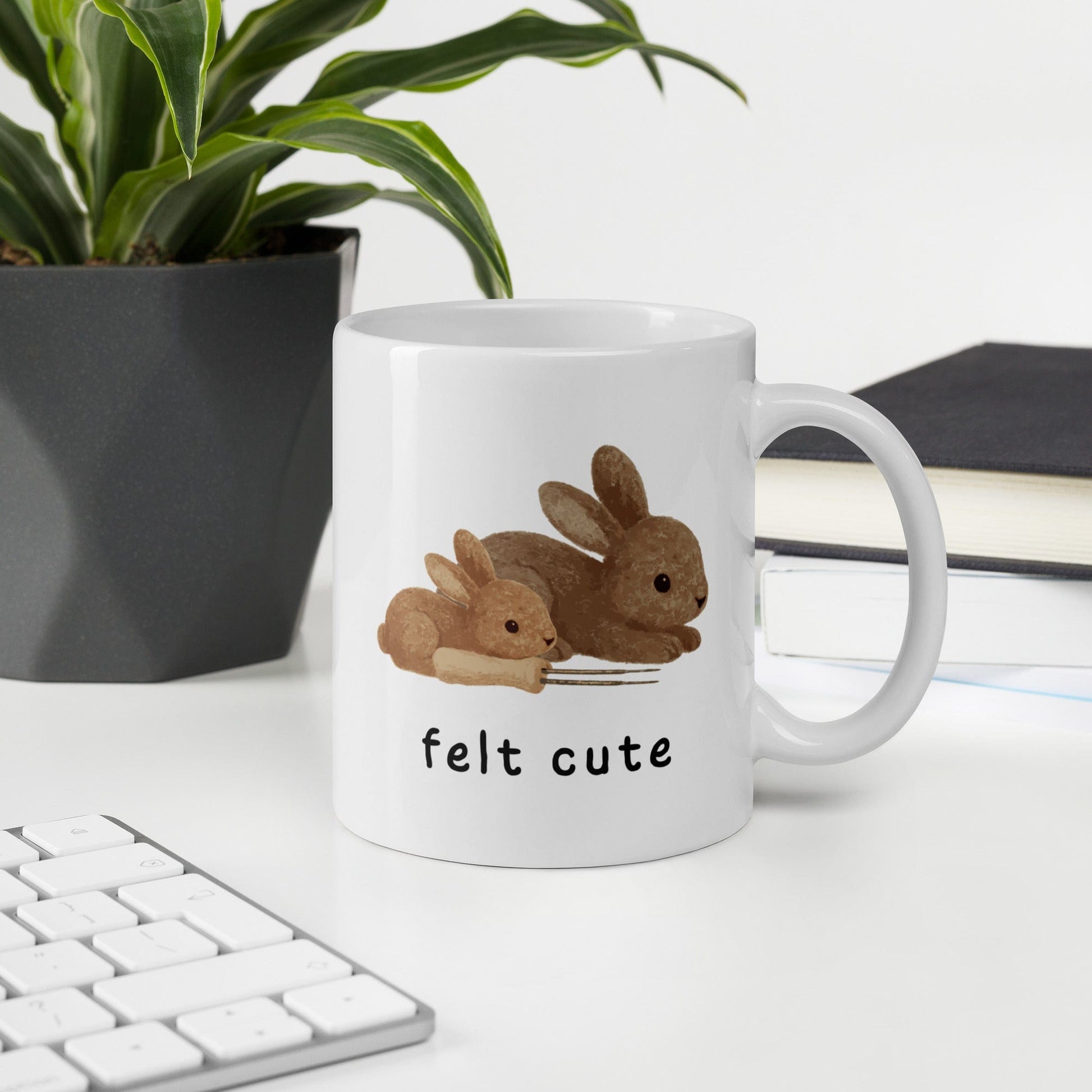 Felt Cute Mug 11 oz