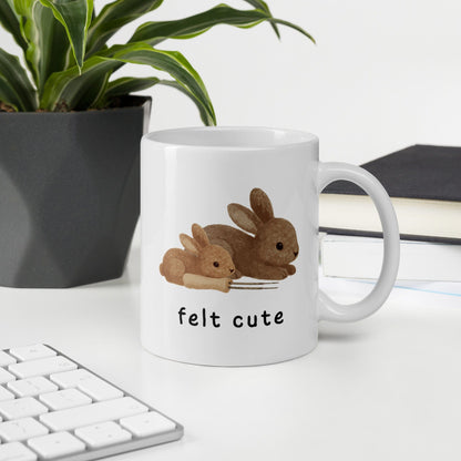 Felt Cute Mug 11 oz
