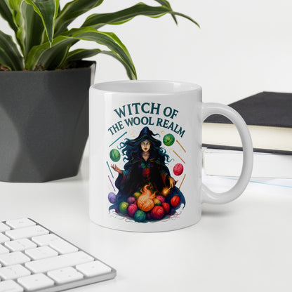 Fire Witch of the Wool Realm Mug 11 oz