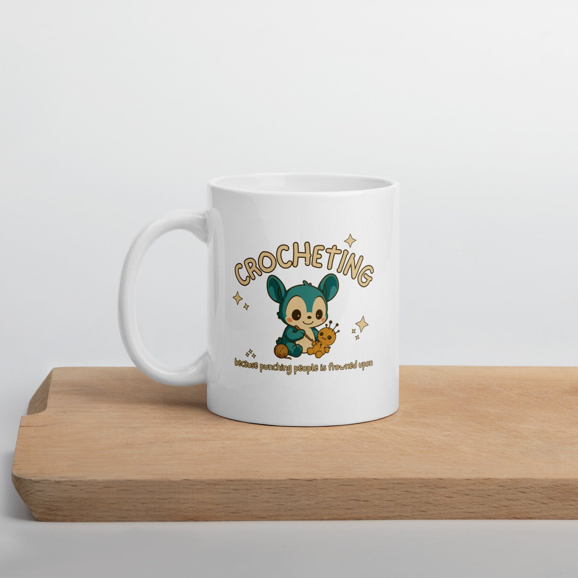Punching People Is Frowned Upon Mug 11 oz
