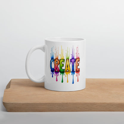 Rainbow Create Mug 11 oz