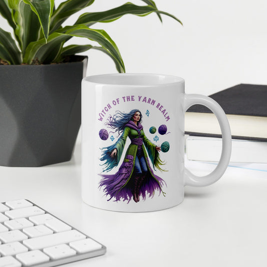 Witch of the Yarn Realm Mug 11 oz