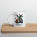 Yarn Dragon with slogan Mug 11 oz