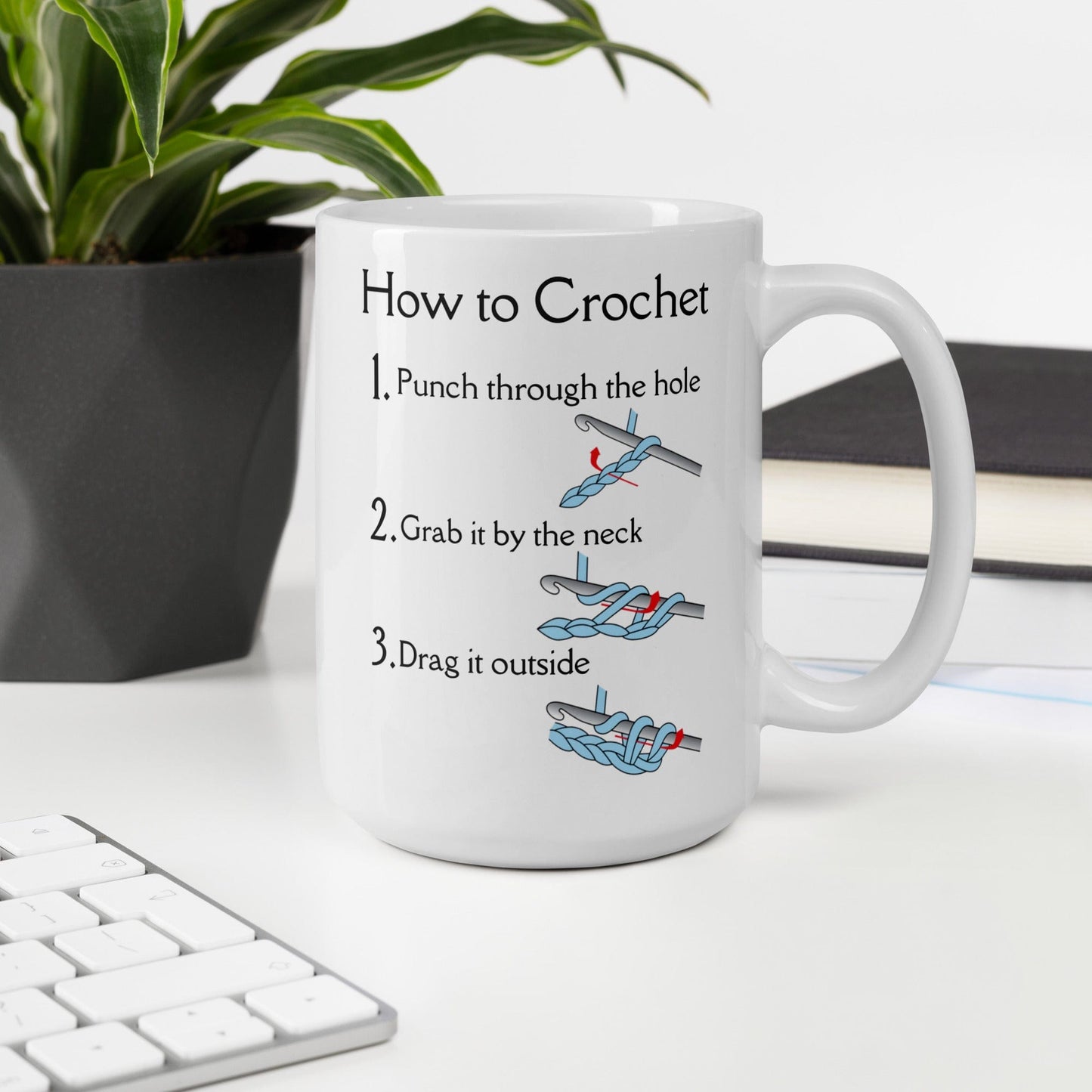 How to Crochet Mug 15 oz