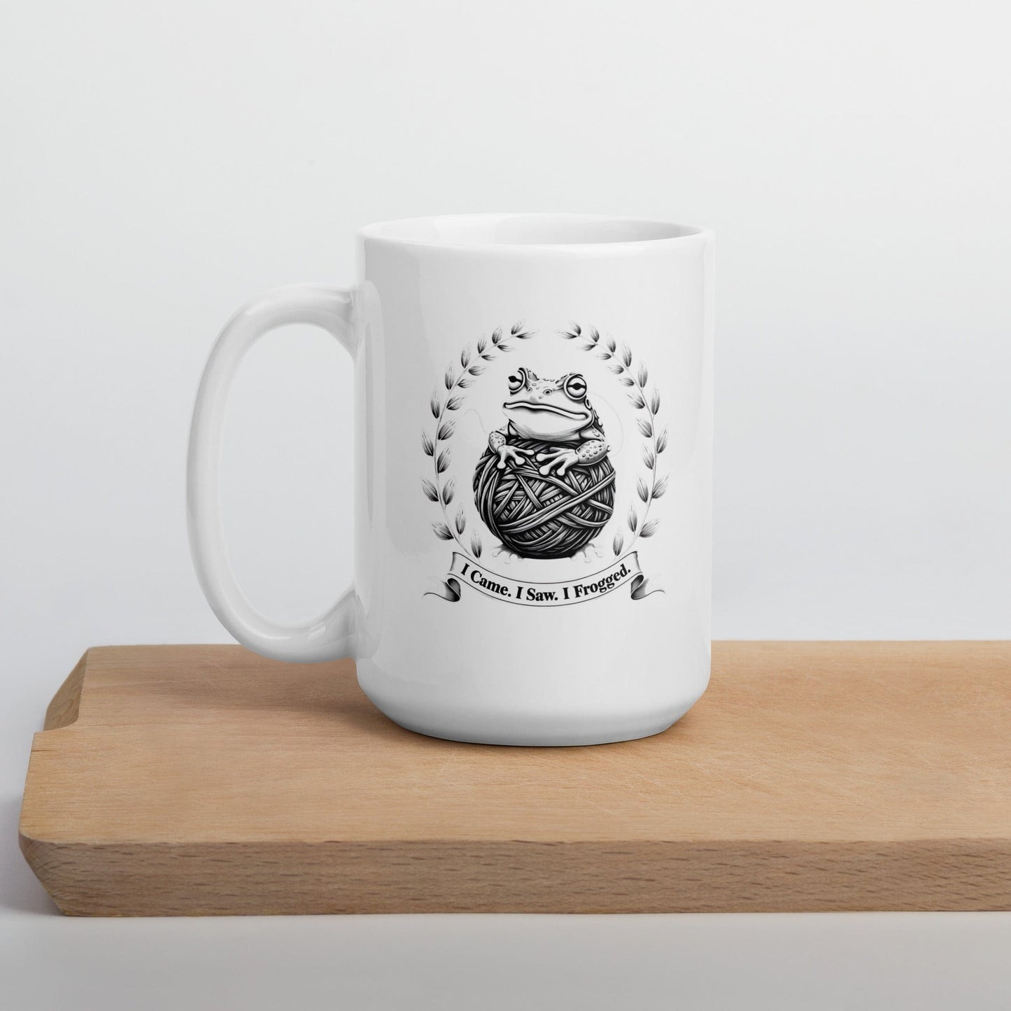 I came, I saw, I Frogged Mug 15 oz