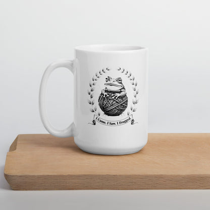 I came, I saw, I Frogged Mug 15 oz