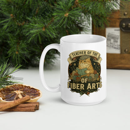 Teacher of Fiber Arts Mug 15 oz