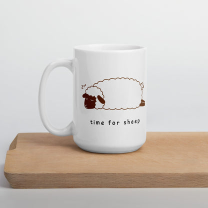 Time for Sheep Mug 15 oz