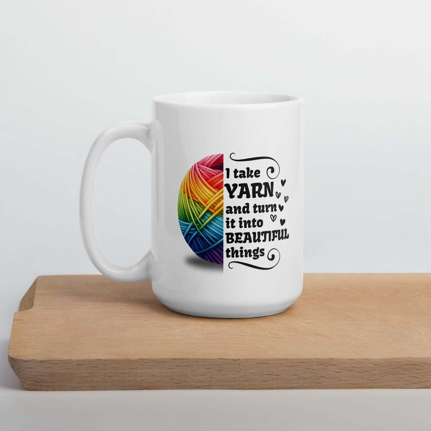 Yarn to Beauty Mug 15 oz