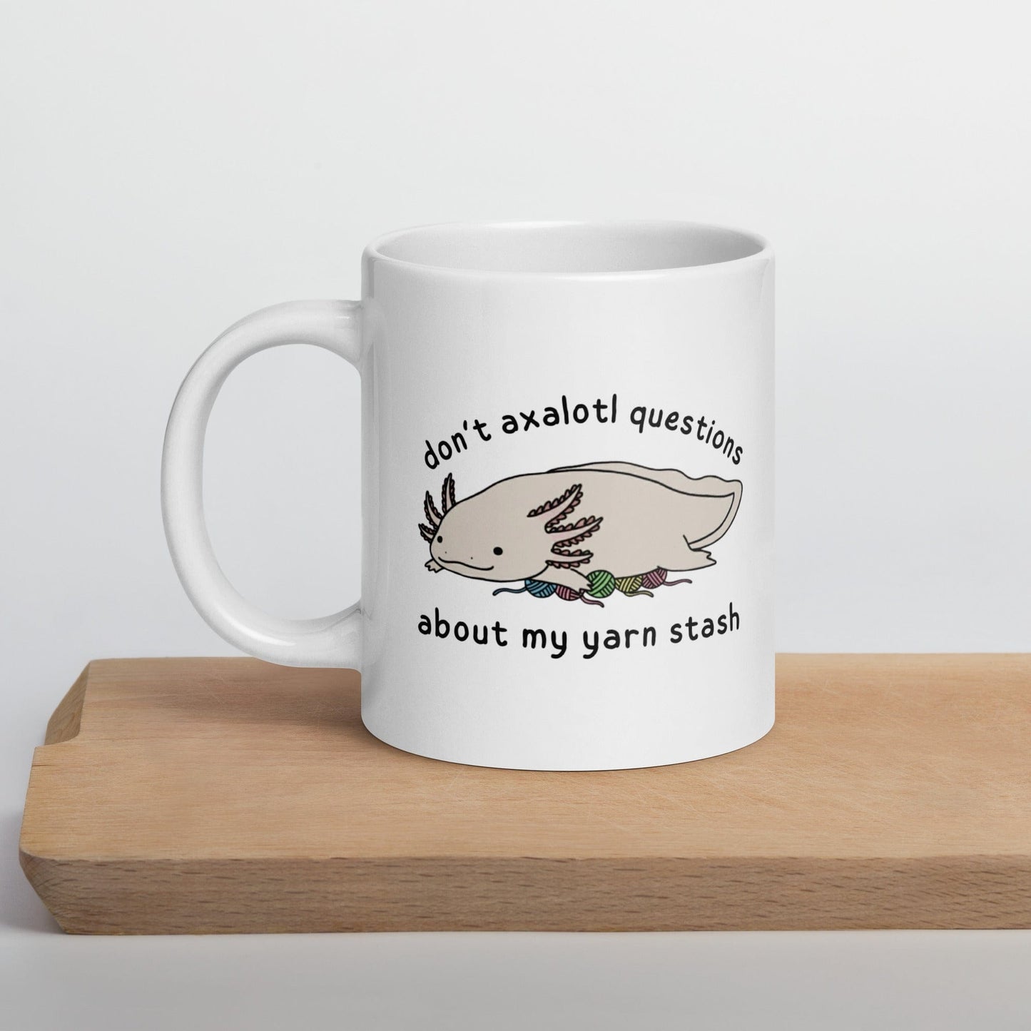 Axalotl Questions Mug 20 oz