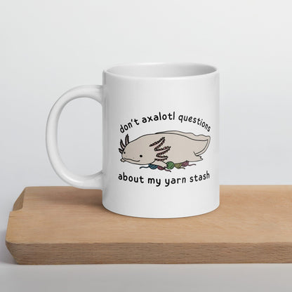 Axalotl Questions Mug 20 oz