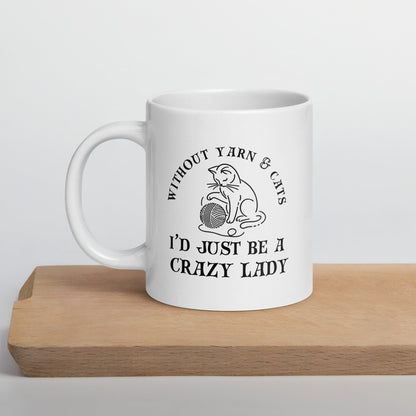 Cats & Yarn Mug 20 oz