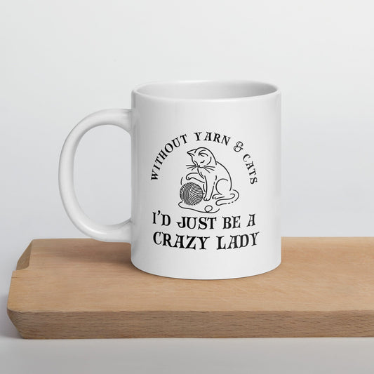 Cats & Yarn Mug 20 oz