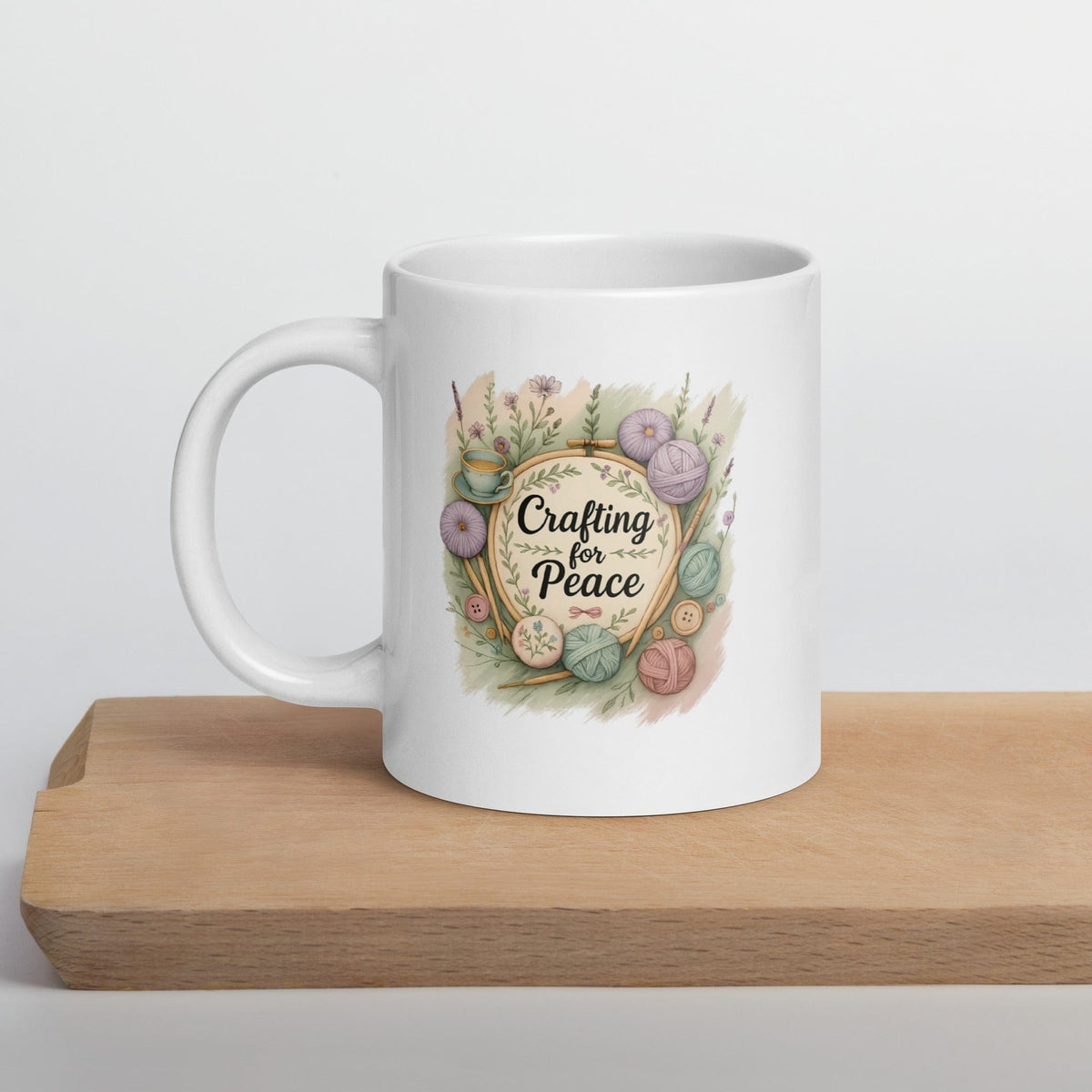 Crafting for Peace Mug 20 oz