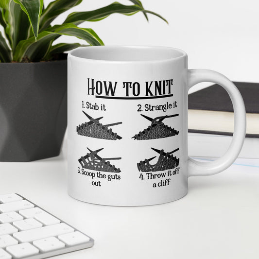 How to Knit Mug 20 oz
