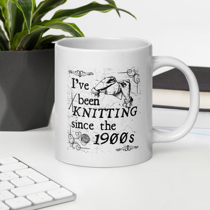 Knitting Since the 1900s Mug 20 oz