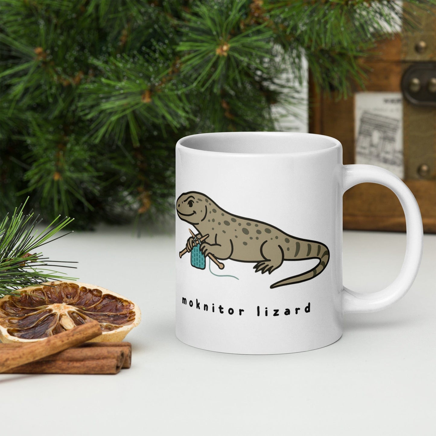 Moknitor Lizard Mug 20 oz