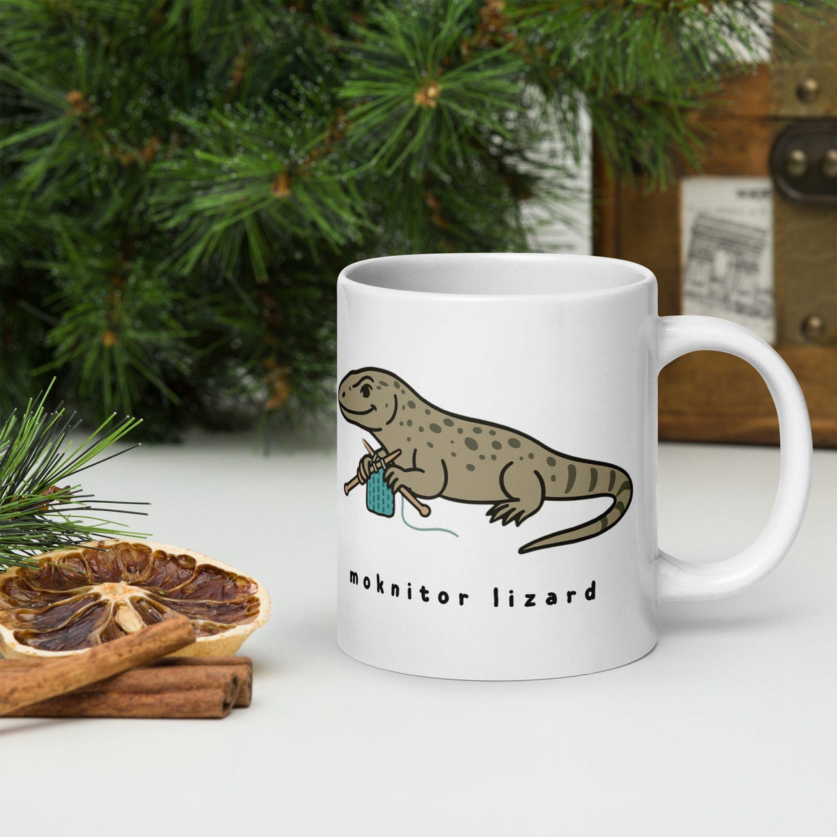 Moknitor Lizard Mug 20 oz