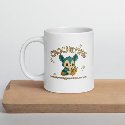 Punching People Is Frowned Upon Mug 20 oz