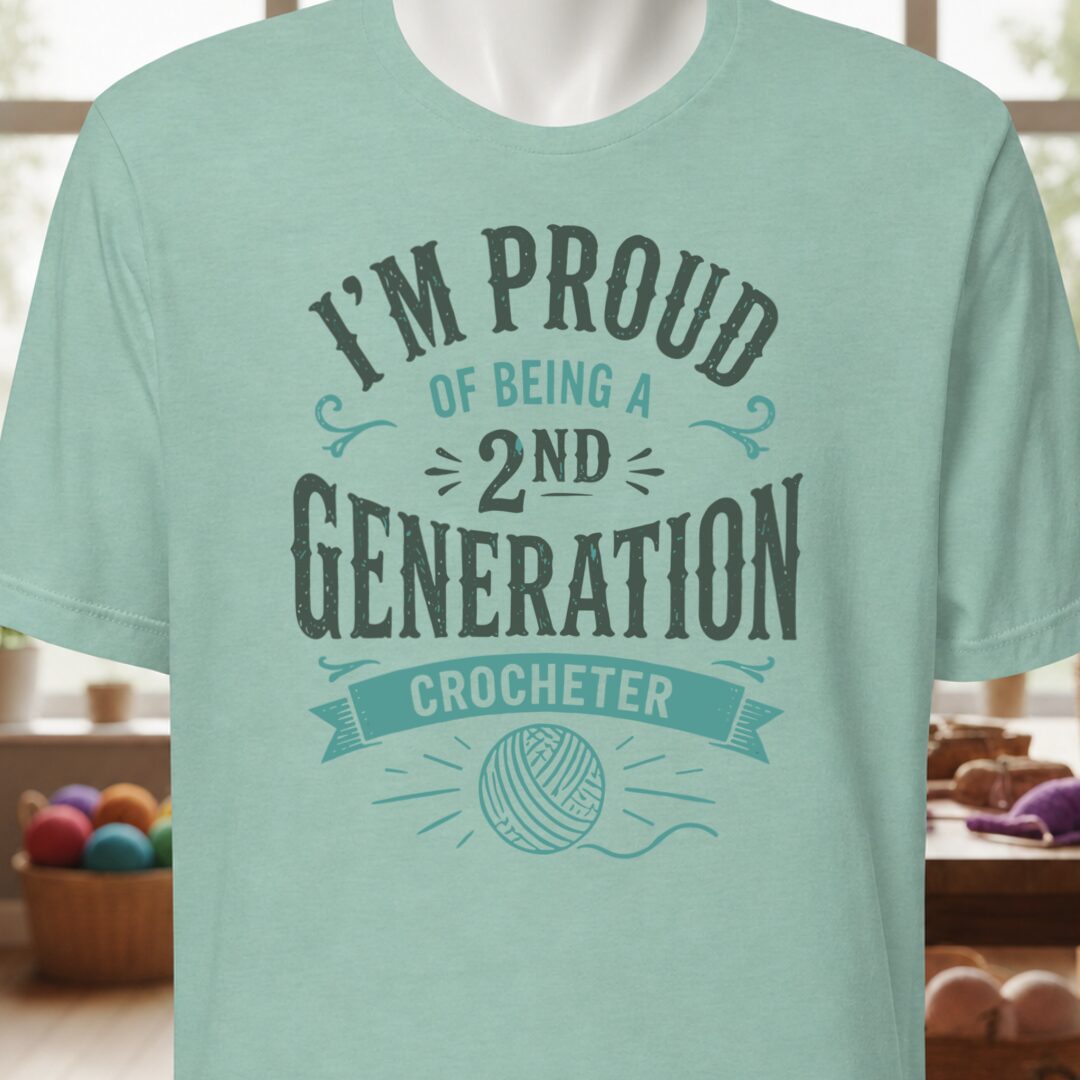 2nd Gen Crocheter Sea Breeze T-Shirt.jpg