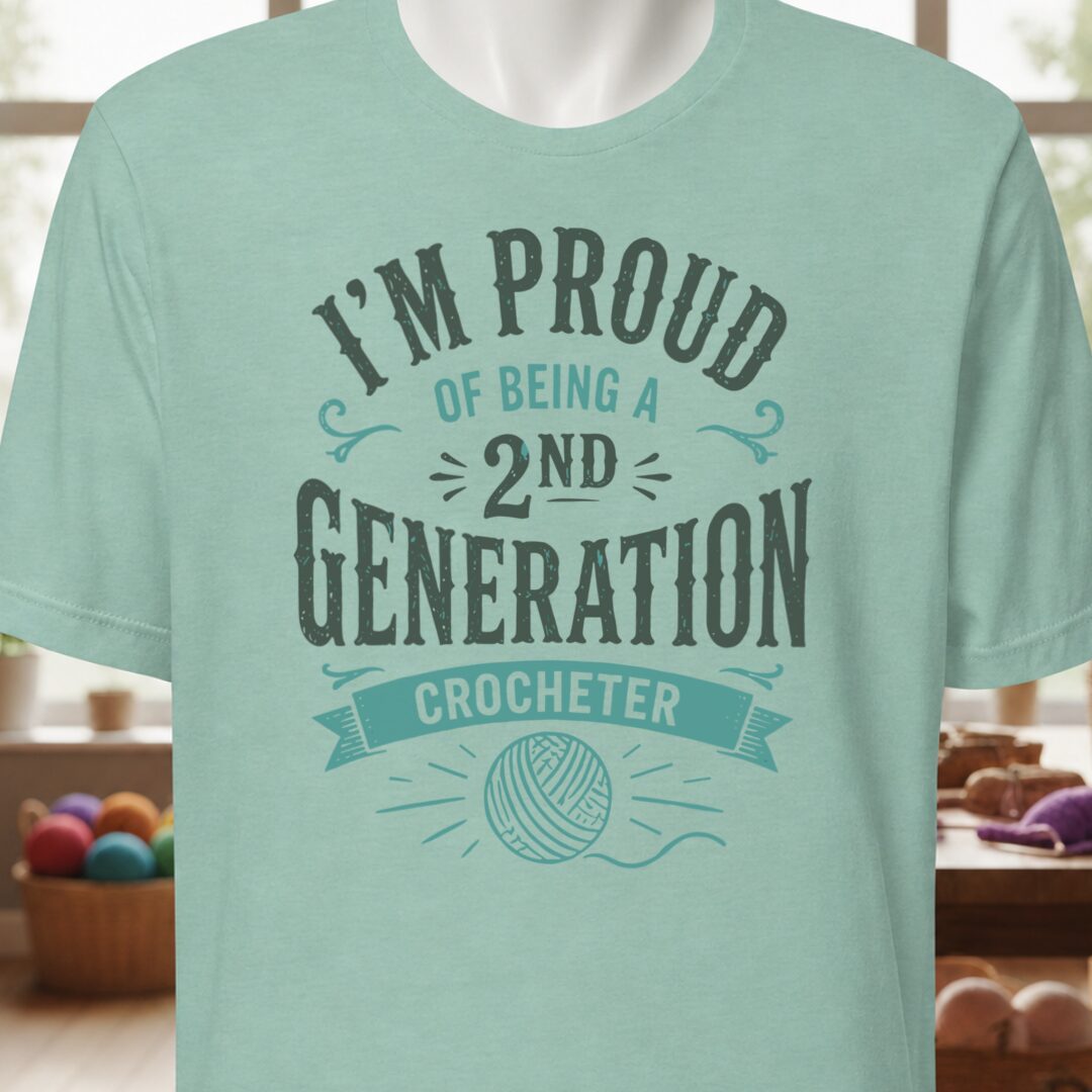 2nd Gen Crocheter T-Shirt Sea Breeze t-shirt