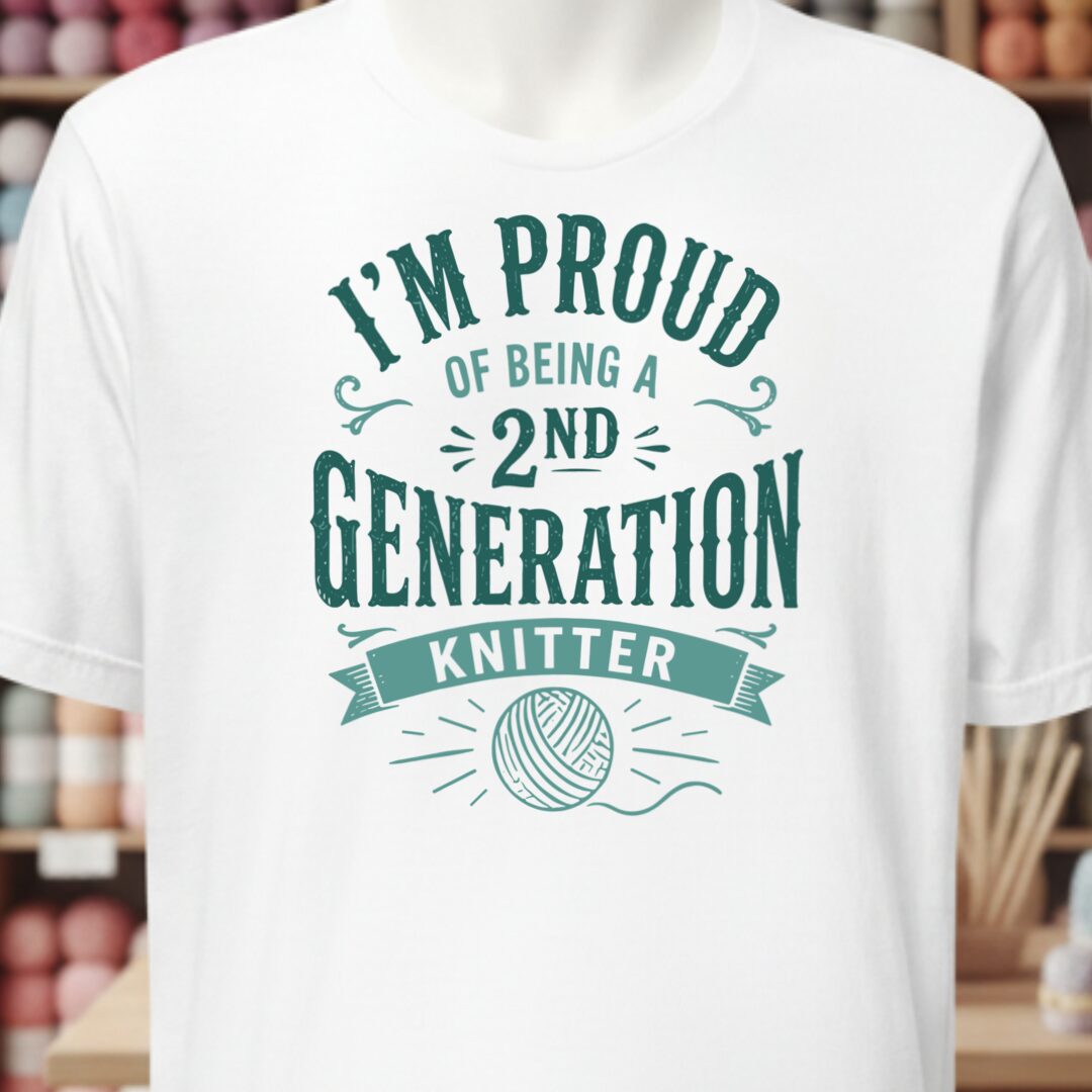 2nd Gen Knitter T-Shirt White t-shirt