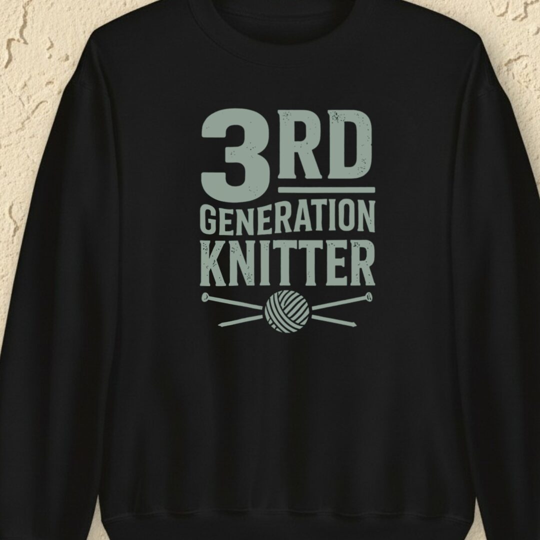 3rd Gen Knitter Black Sweatshirt.jpg