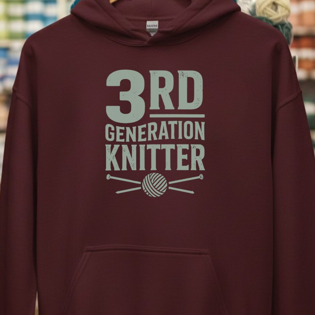 3rd Gen Knitter Maroon Hoodie.jpg