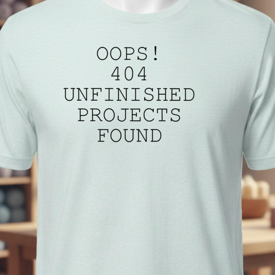404 Error T-Shirt Ice Blue t-shirt