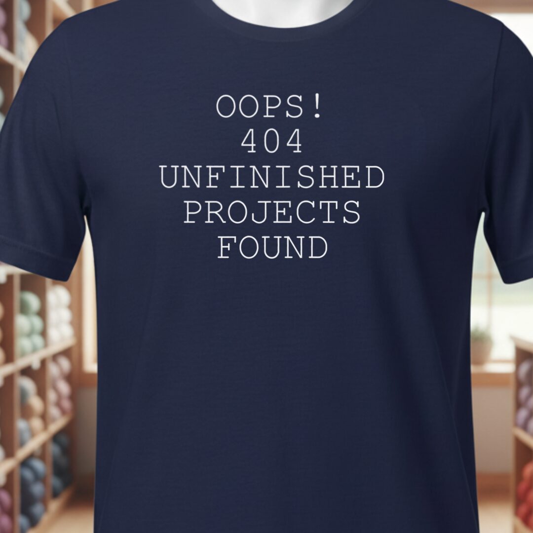 404 Error T-Shirt Navy t-shirt
