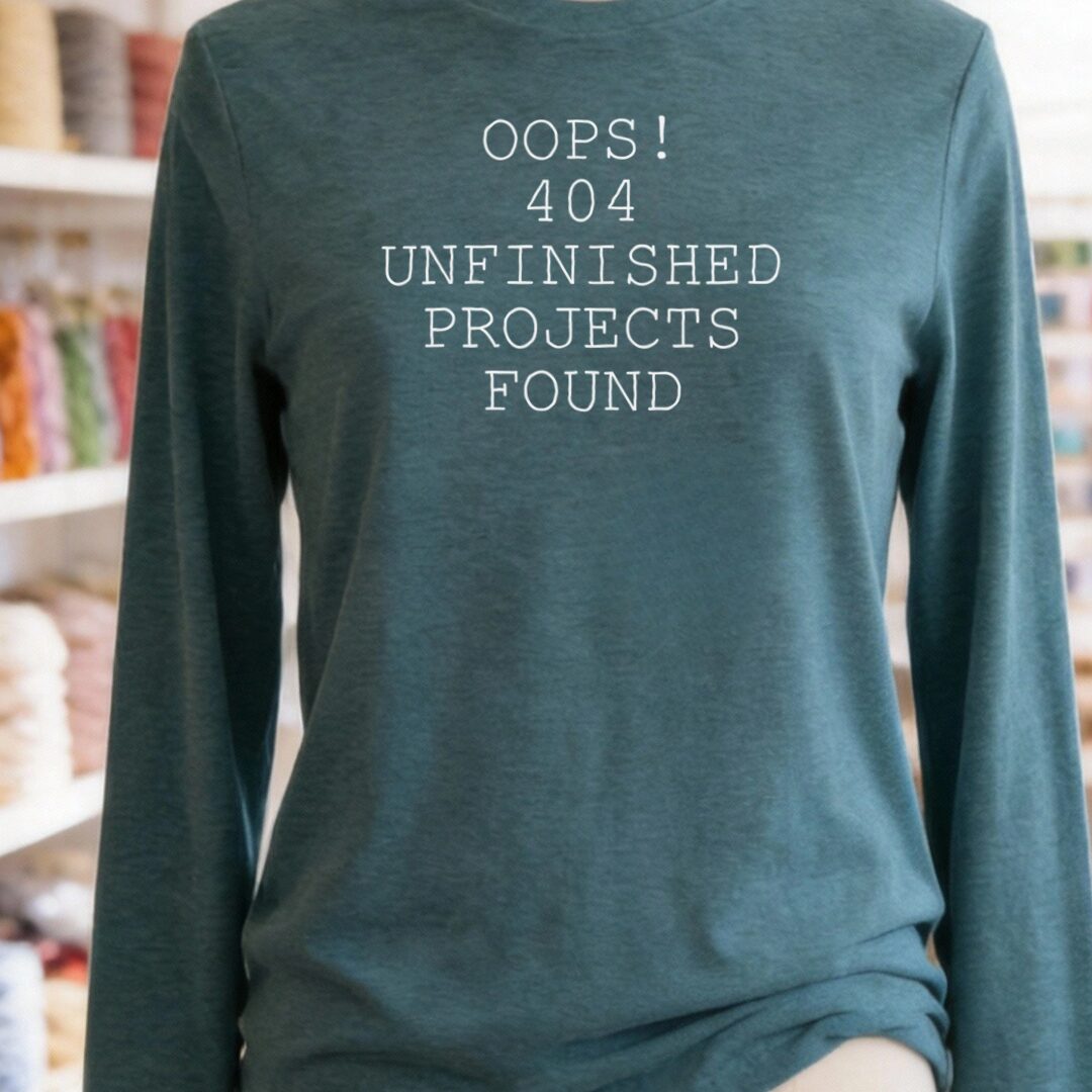 404 Error Long Sleeve Tee Deep Teal t-shirt