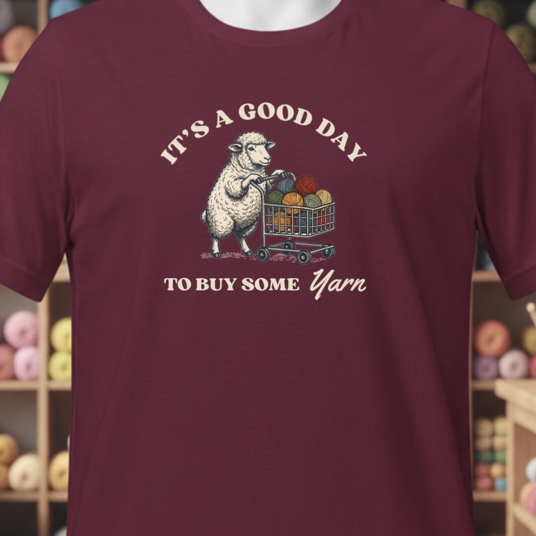 A Good Day T-Shirt Maroon t-shirt