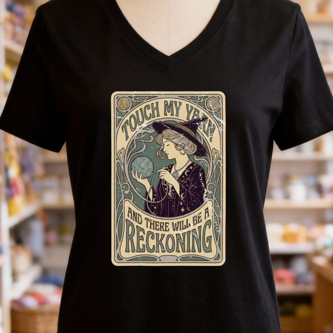 A Reckoning V-Neck T-Shirt Black t-shirt