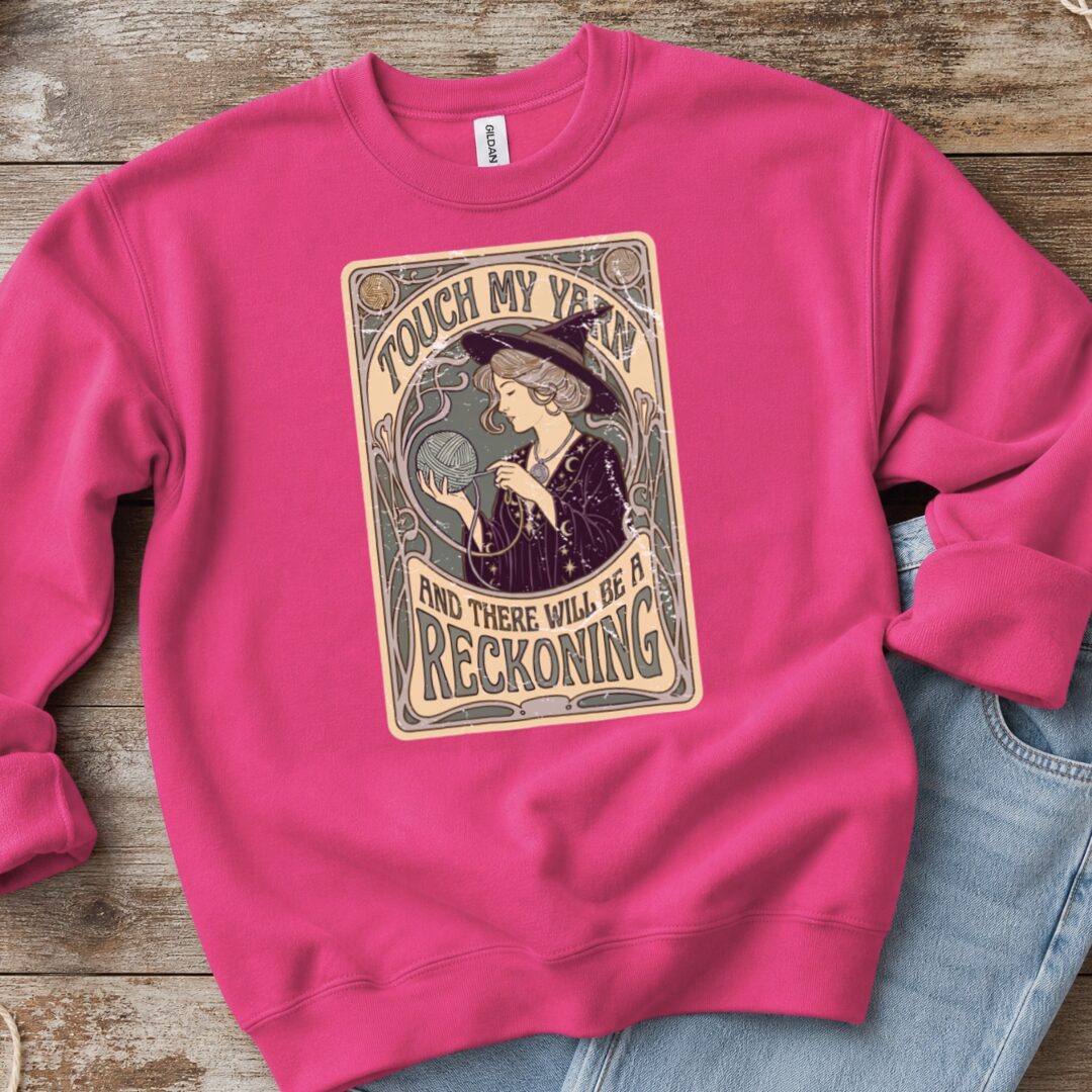 A Reckoning Sweatshirt Bright Pink t-shirt
