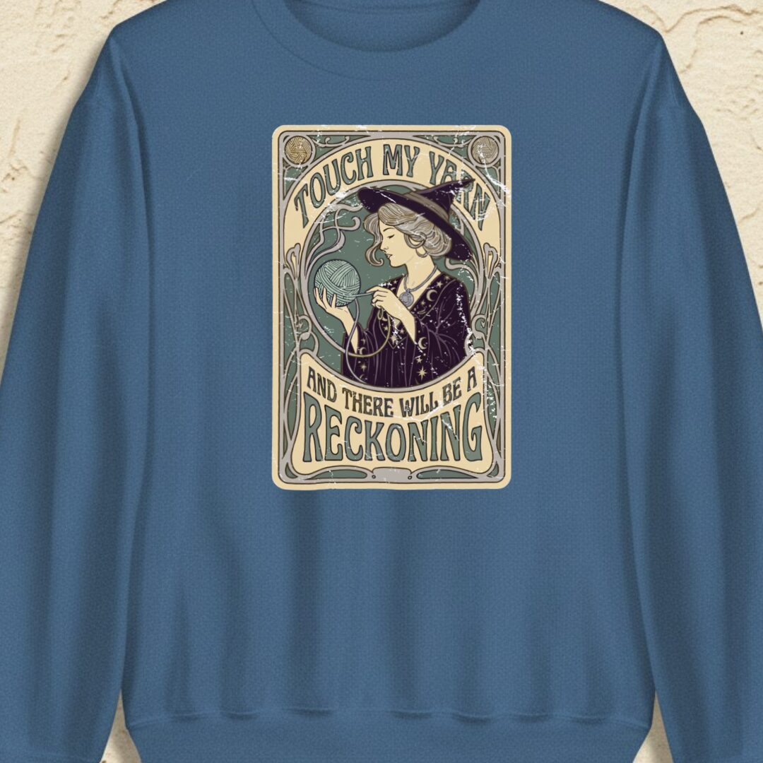 A Reckoning Indigo Blue Sweatshirt.jpg