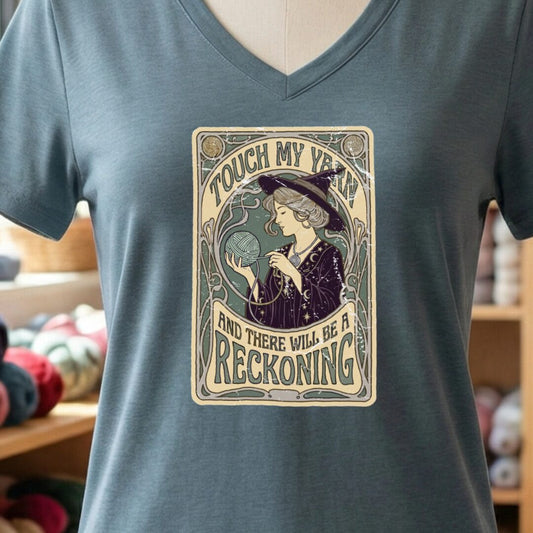 A Reckoning V-Neck T-Shirt Slate t-shirt
