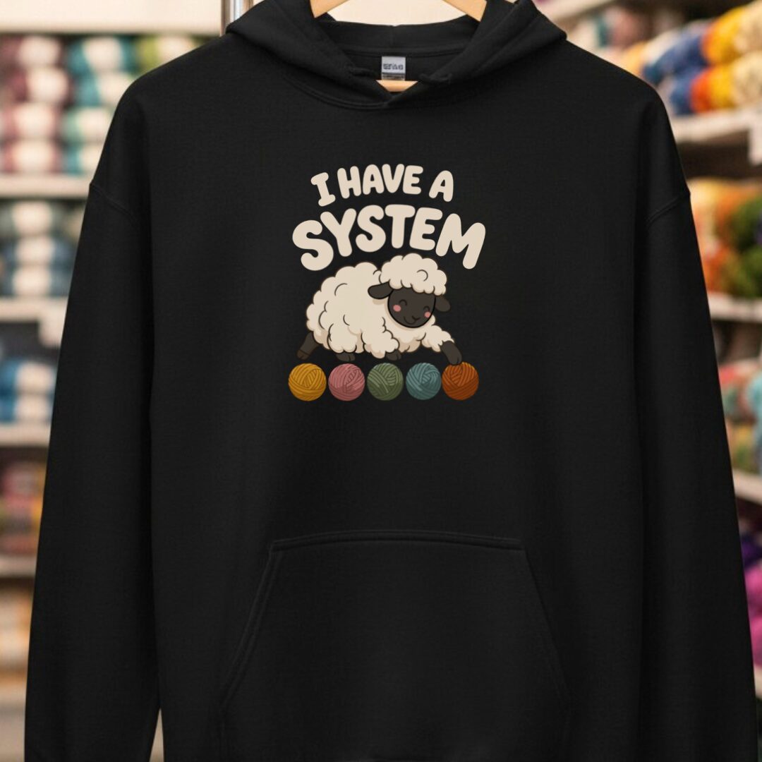 A System Hoodie Black t-shirt