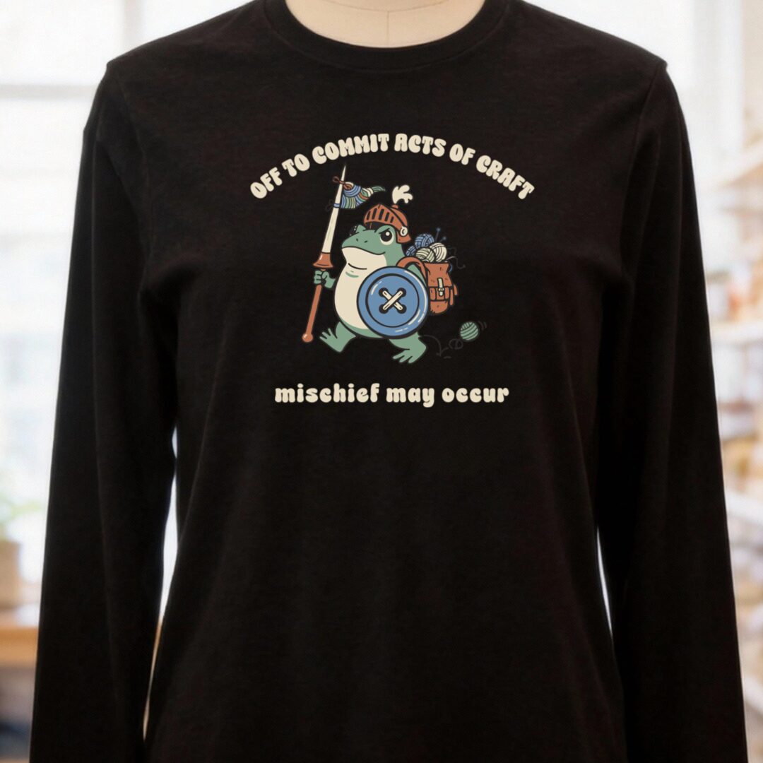 Acts Of Craft Long Sleeve Tee Black t-shirt