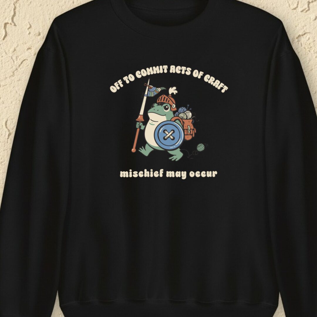 Acts Of Craft Black Sweatshirt.jpg