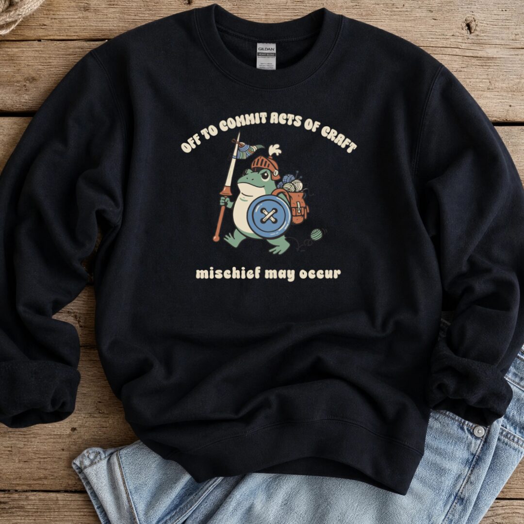 Acts Of Craft Sweatshirt Black t-shirt