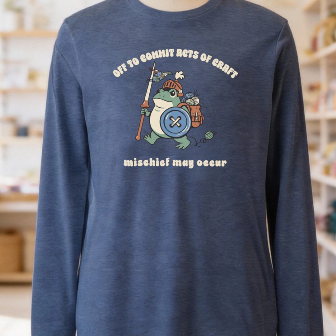 Acts Of Craft Long Sleeve Tee Navy t-shirt