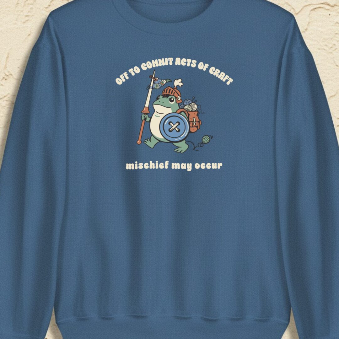 Acts Of Craft Indigo Blue Sweatshirt.jpg