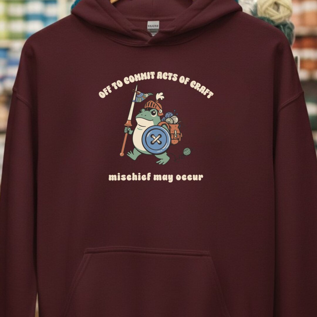 Acts Of Craft Maroon Hoodie.jpg