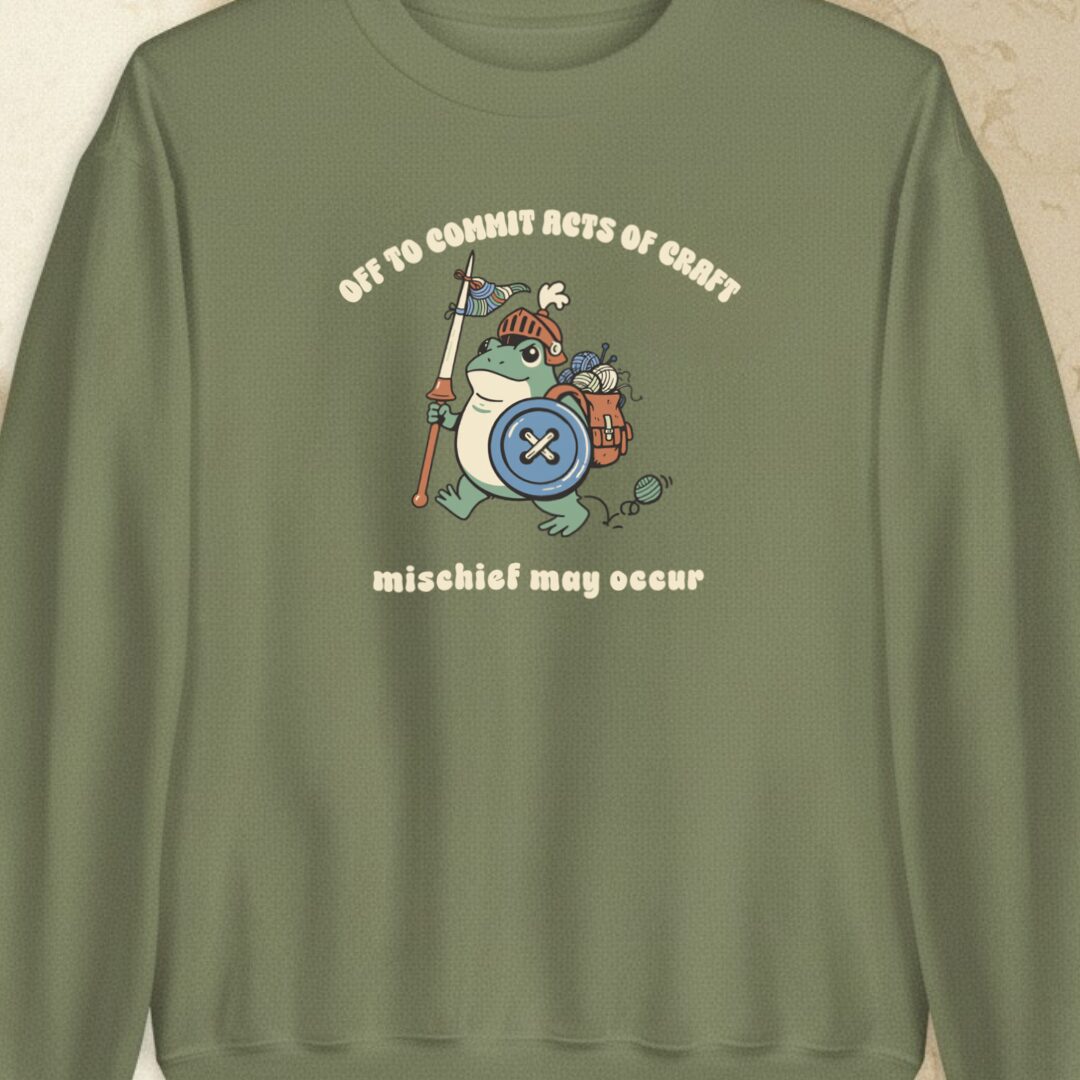 Acts Of Craft Military Green Sweatshirt.jpg