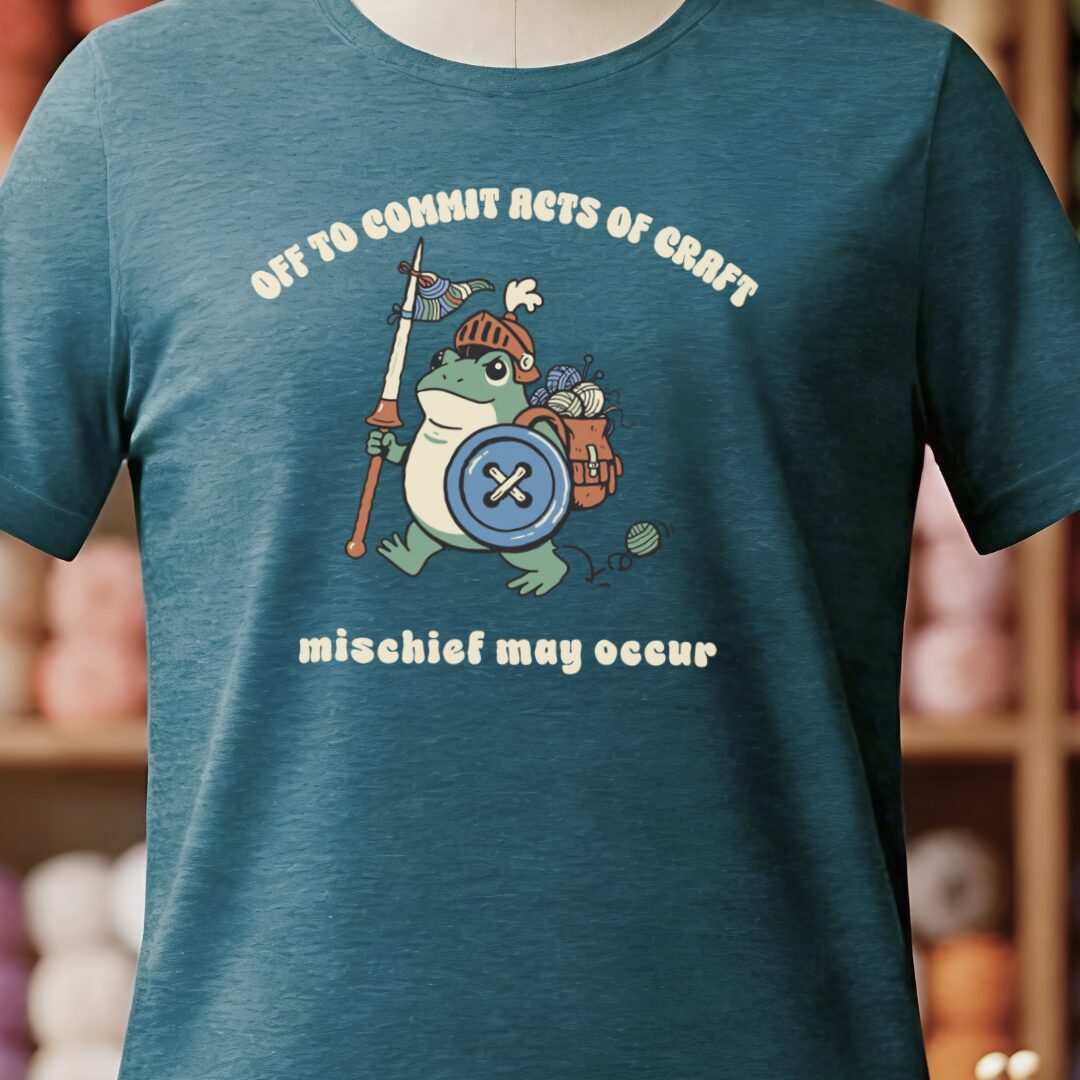 Acts Of Craft T-Shirt Teal Blue t-shirt