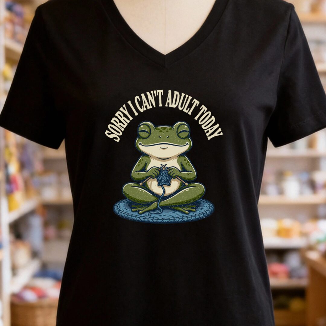 Adult Today Black V Neck.jpg