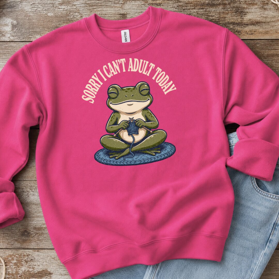 Adult Today Bright Pink Sweatshirt.jpg