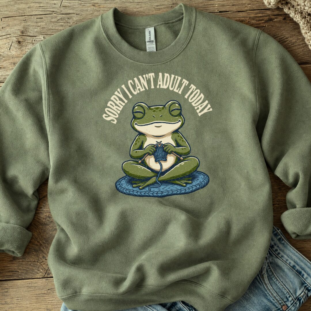 Adult Today Military Green Sweatshirt.jpg