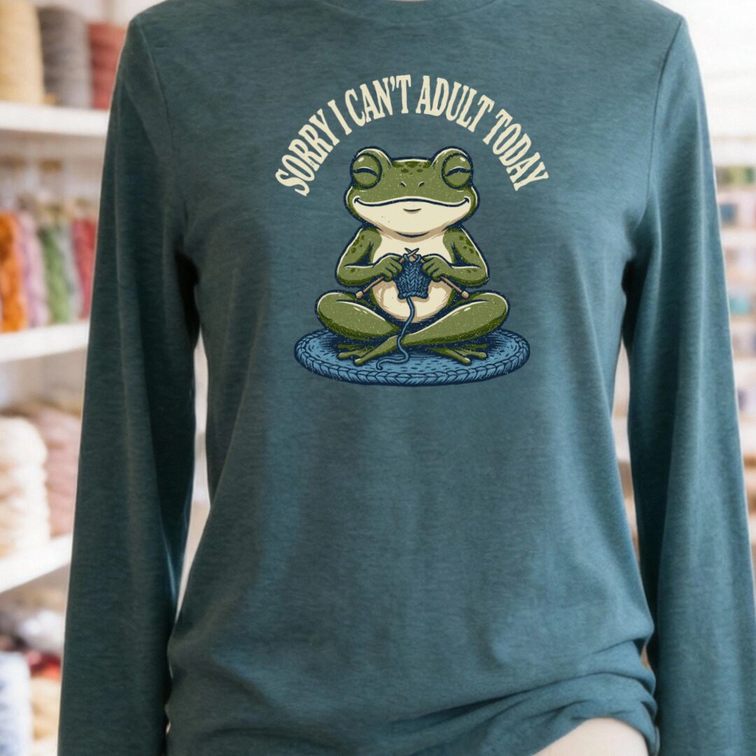Adult Today Teal Blue Long Sleeve Tee.jpg