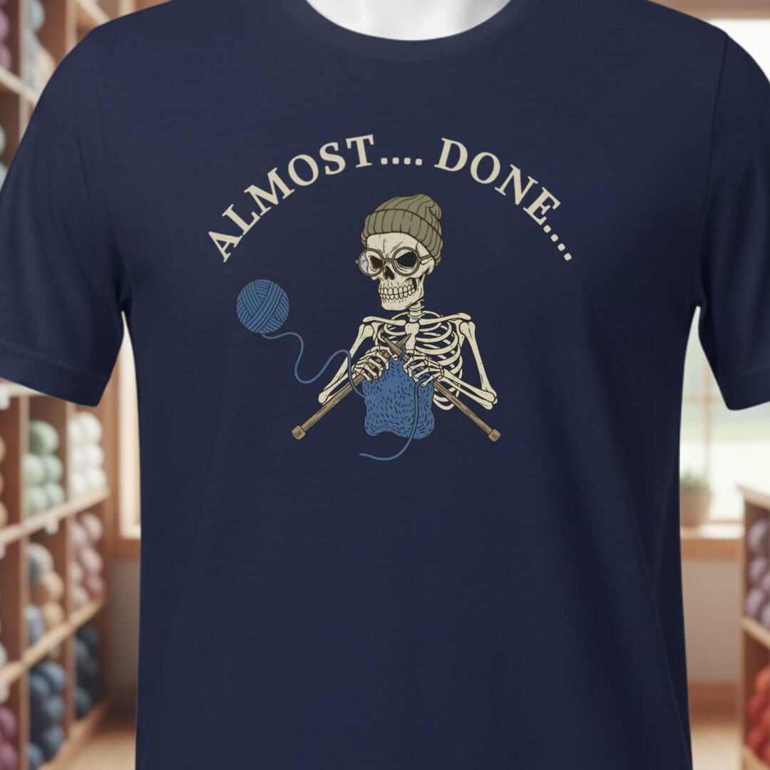 Almost Done T-Shirt Navy t-shirt